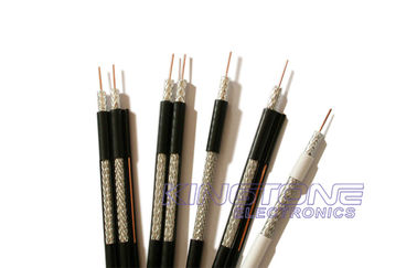 China Plenum Dual RG6 CATV Coaxial Cable 18AWG CCS CMP Rated PVC for Digital Video supplier