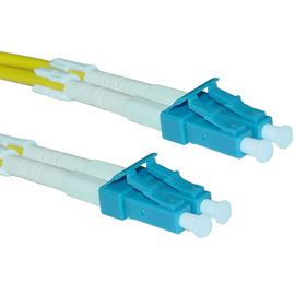 China LC to LC Singlemode Duplex Fiber Optic Patch Cord for Transmitted Equipments supplier