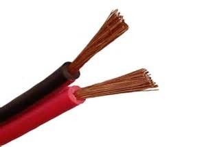 China Flat Speaker Cable Red / Black 2 x 0.50 mm2 for Loud Speakers &amp; Amplifiers supplier