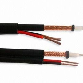 China RG59 Powax Cable 22AWG Copper Conductor Solid PE with 0.75mm2 Power Wire supplier