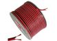 Flat Speaker Cable Red / Black 2 x 0.50 mm2 for Loud Speakers &amp; Amplifiers supplier