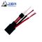 Outdoor RG59 B/U CCTV Coaxial Cable 23AWG Copper Conductor with CCA Power supplier